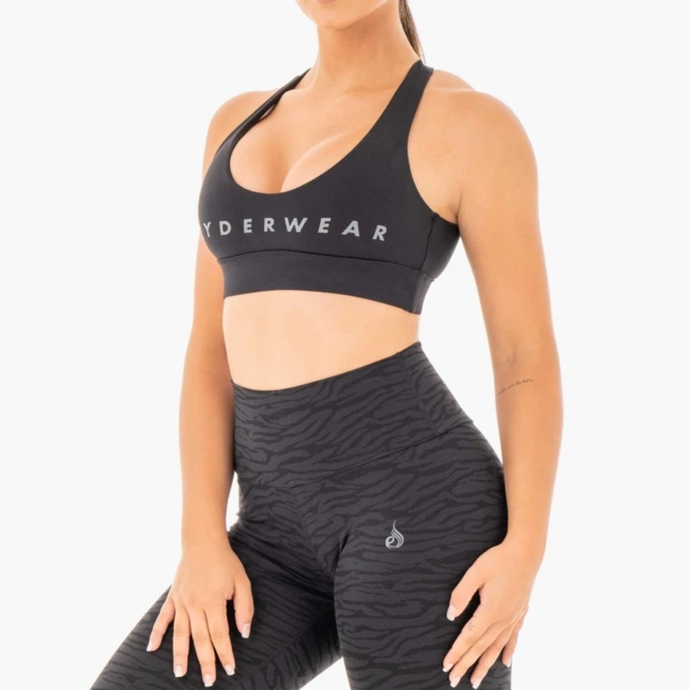 Ryderwear Light Pink Leopard Sports Bra